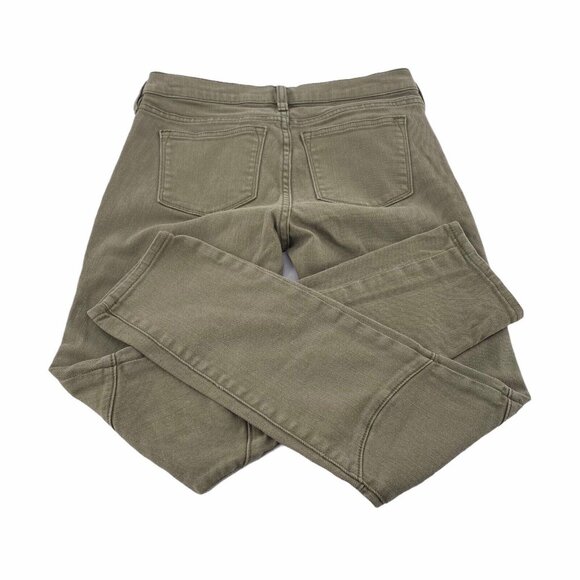 J. Crew Stretch Skinny Jeans size 25 Army Olive Green - Picture 2 of 5